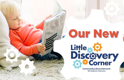 Looking for somewhere warm and dry to play on a cold, wet day? Little Discovery Corner! Community Library Network. We Empower Discovery. A free indoor play and learning space at the Silverlake Mall. Open to the public during mall hours. Located next to Bath and Body Works / across from Joanne's. Take home a free book!