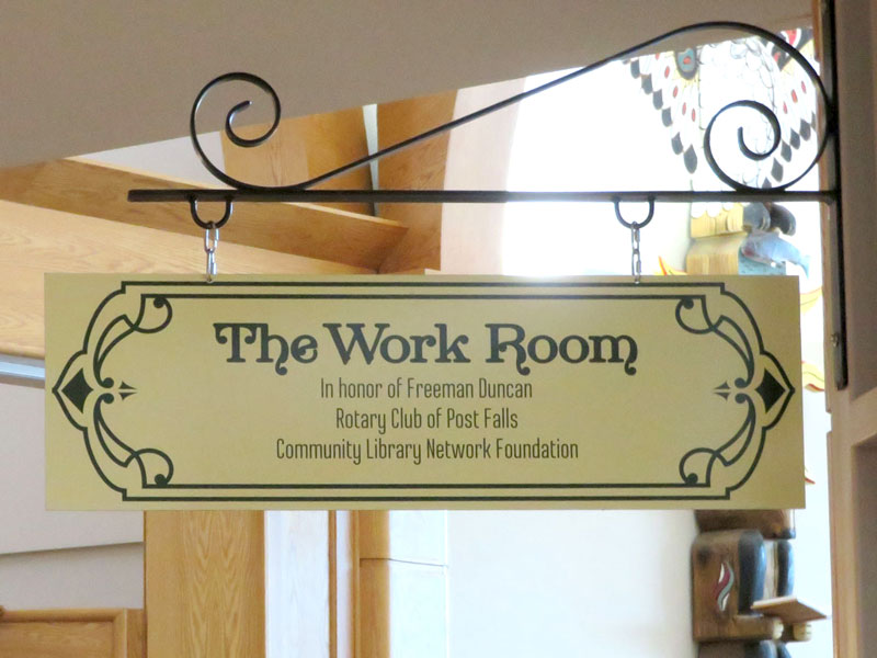 Sign for The Workroom