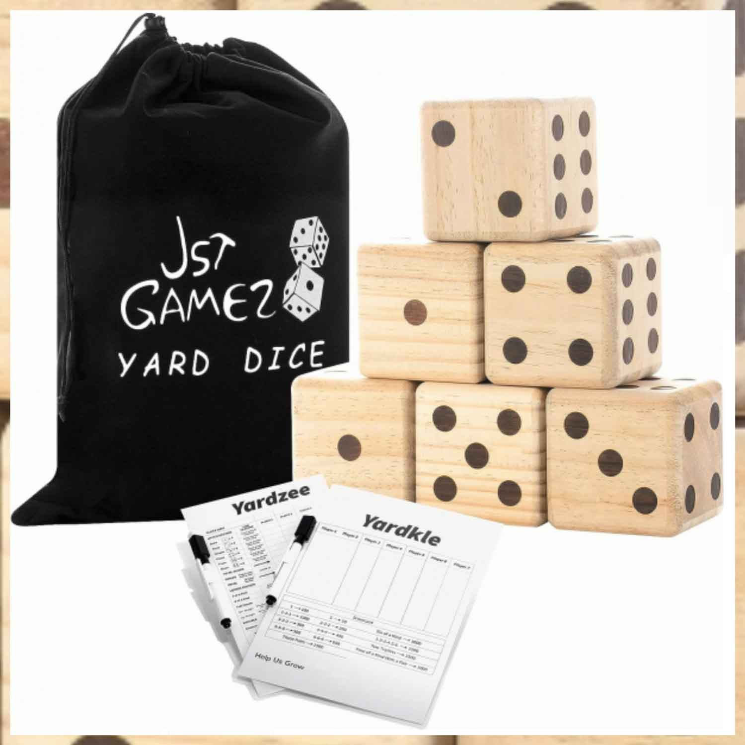 The link to this Library of Things Giant Wooden Dice catalog item will open in an external site and in a new tab or window.